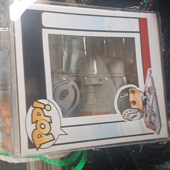 HUGE Funko Star Wars Wedge Antilles Pop Figure Yellow and Gray Double Plastic** - Picture 5 of 5